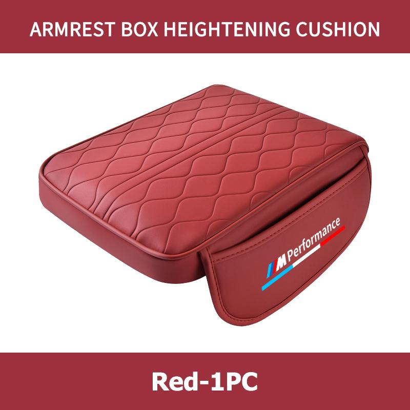 Leather Car Armrest Heighten Pad Thicken Armrest Box Storage Pocket For BMW M3 M5 M6 Performance X1 X2 X3 X4 X5 M F01 Alpina F20 XZ0