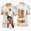 2026 Японский Аниме Футбольная Майка Dragon Ball Мужская/Женская Оверсайз Футболка Лето Спорт Дышащая Bandai Косплей Футболка