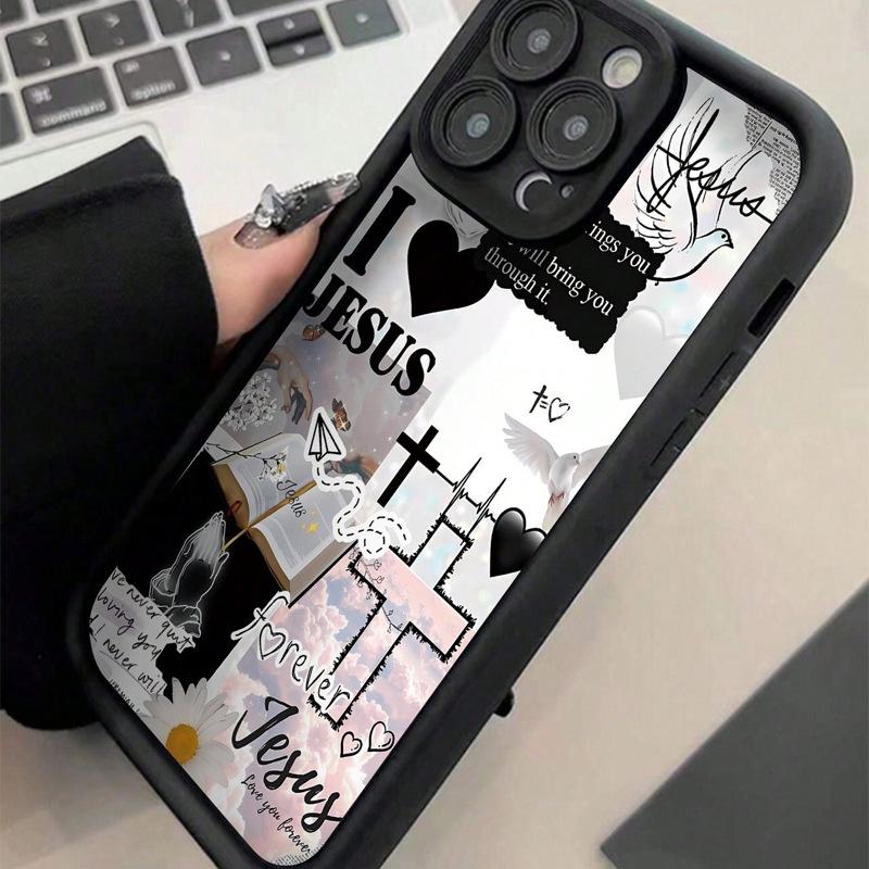 Необычный графический чехол для телефона iPhone 16 15 14 13 12 11 x XR Xs SE2 SE 8 7 plus pro Max mini силиконовая задняя крышка