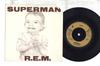 7-дюймовая пластинка REM - Superman / White Tornado IRM128 IRS 1986 UK Рок Б/У