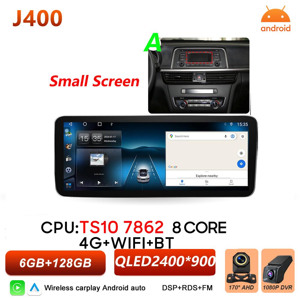 12.3'' Android 15 Carplay Car Radio For KIA K5 Optima 2015 2016 2017 2018 2019 Auto Stereo Car Screen Multimedia Player BT GPS