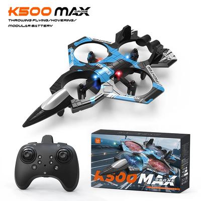 K500 MAX RC Истребитель EPP Пена 2.4G Пульт Управления Трюковый Планер 360° Переворот Полет Летающий Самолет со Светодиодами Игрушки для Детей Мальчиков