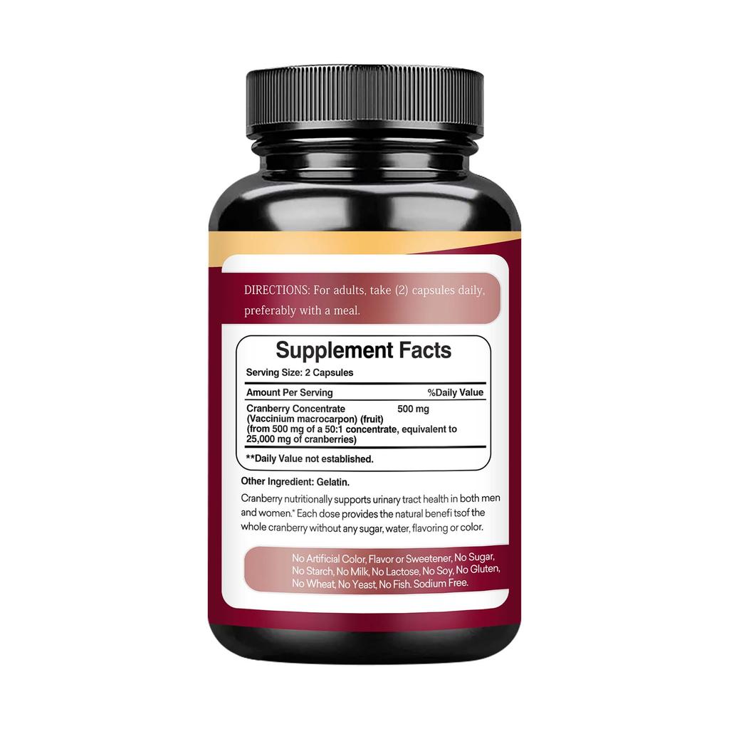 Pslalae - Cranberry Concentrate Capsules - Urinary Tract Health