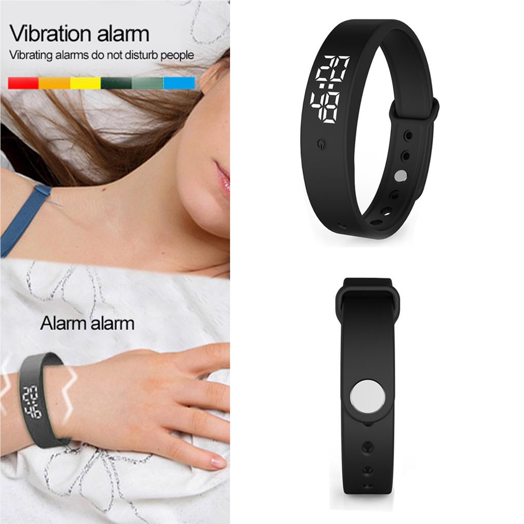 Умный браслет Оборудование для взрослых Чувствительные автоматические электронные браслеты Температура тела Сигнализация Тест Браслет Подарок Черный цвет