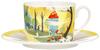 Yamaka Shoten MOOMIN Coffee Cup Saucer Moomin House Microwavable Moomin Goods Scandinavian Day Present Tableware Gift Wedding Gift Made In Japan