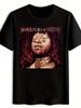 Brazilian Heavy Metal Band Geometric Face Print TShirt Summer Versatile Athletic Trendy TShirt Round Neck Short Sleeve T