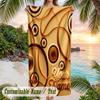 Other Similar Designs Theme Beach Towel Personalized Custom Name & Text Soft Quick Dry Beach Towel for Swimming Travel