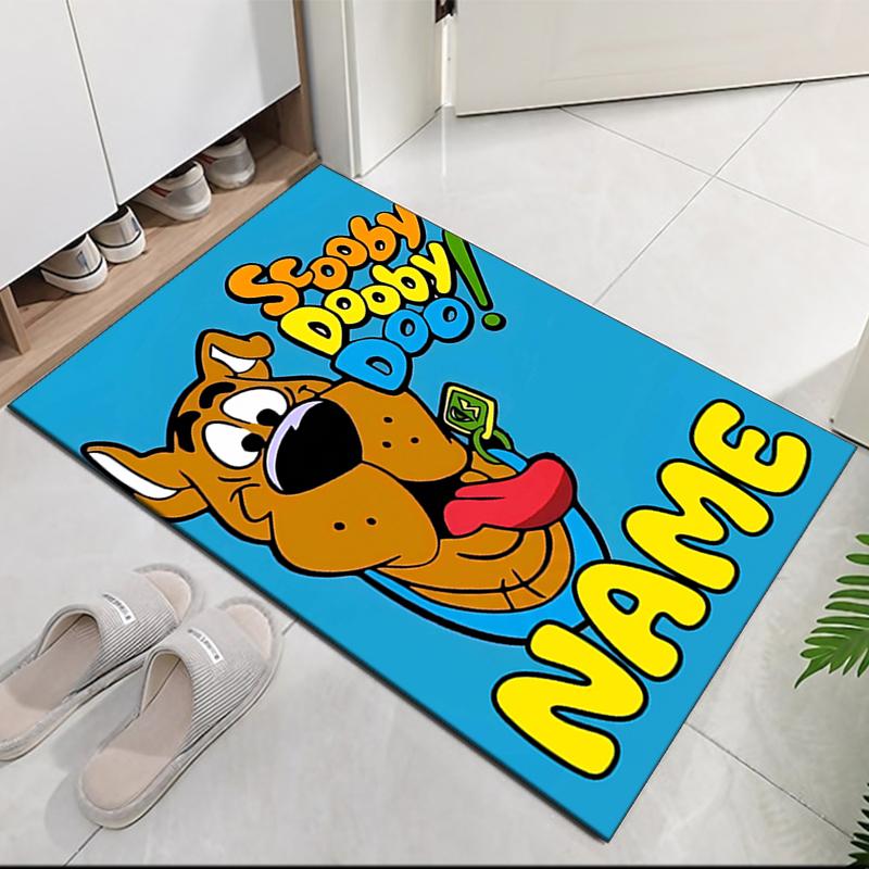 Custom Name Scooby-Doo Printed Carpet, Rug for Office Chair Living Room Bedroom Kitchen Room Decor Gifts.