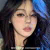 Men's Business Finished Myopia Glasses Women Fashion Rimless Square Nearsighted Eyeglasses Prescription Diopter -1.0 1.5 2.0 2.5