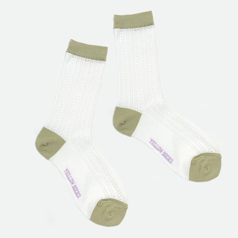 ЖЕЛТЫЕ НОСКИ ПРОЗРАЧНЫЕ БЕЛЫЕ