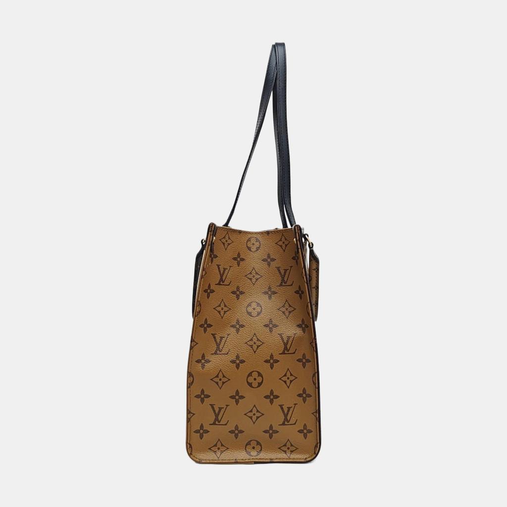 [Pre-Owned] Louis Vuitton Onthego MM 'Brown Giant Monogram/Brown Monogram Reverse Canvas' - Very Good #1NT9LBC