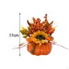 Искусственный цветок тыквы, поддельные тыквы из пеноматериала, модель украшения на День благодарения для вечеринки