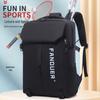 Large Capacity Sports Backpack with Shoe Compartment for Badminton, Basketball, & Tennis Rackets
