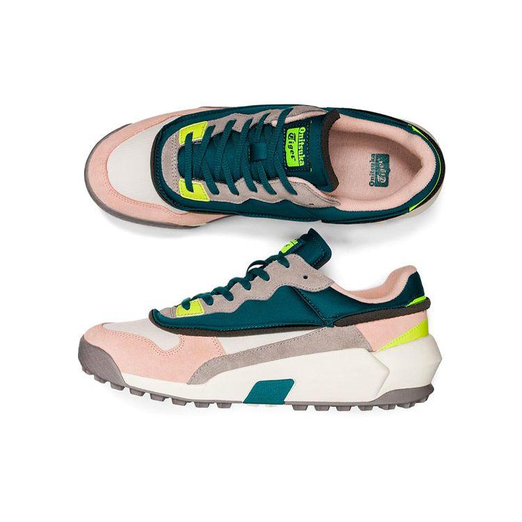 ONITSUKA TIGER Admix Runner Деконструированные Трендовые Универсальные Спортивные Кроссовки Унисекс Розовый Серый 1183B357-300