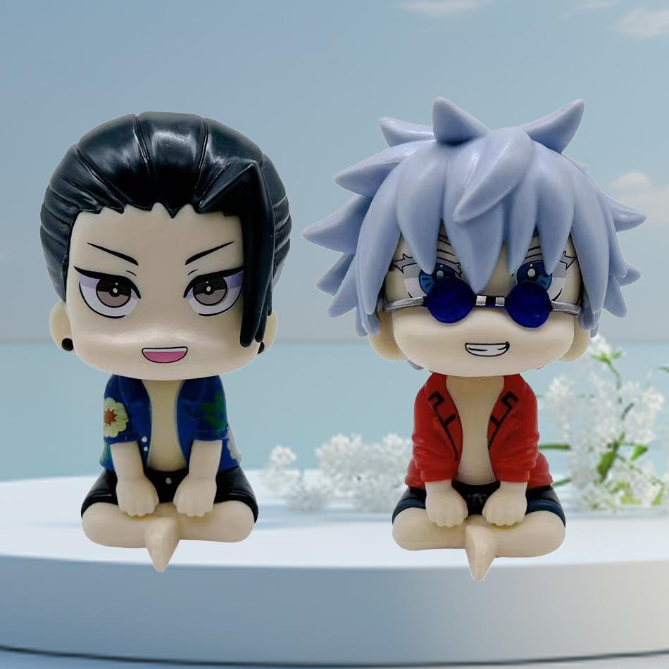 Набор фигурок Jujutsu Kaisen - Сугуру Гэто и Годзё Сатору Аниме Модель Статуя Коллекция Подарок на День Рождения для Детей