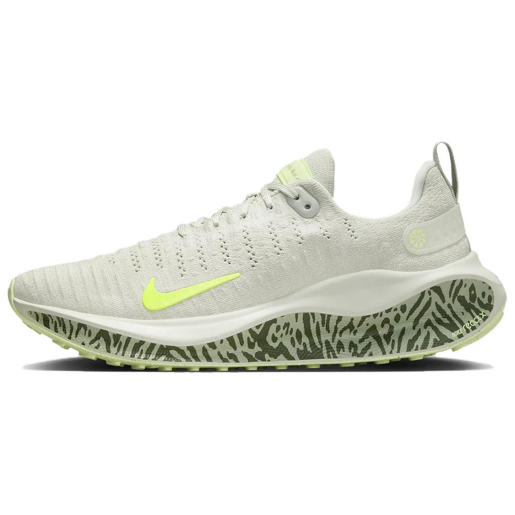 Nike ReactX Infinity Run 4 Premium Light Bone Cargo Khaki Women Sneakers Cream Barely-Volt Volt DZ3720-001