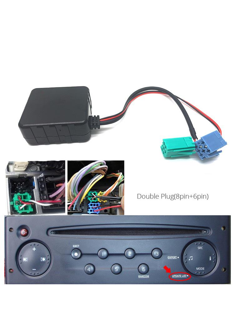 Аудиокабель Bluetooth AUX с инструментами для модификации CD-плеера Renault