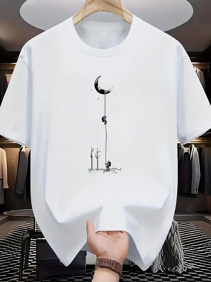 Unisexs Printed Casual Tshirt