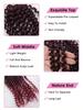 18 Inch Ocean Wave Crochet Hair Synthetic Deep Wave Twist Crochet Braiding Hair Extensions Ombre Afro Curls Passion Twist Hair