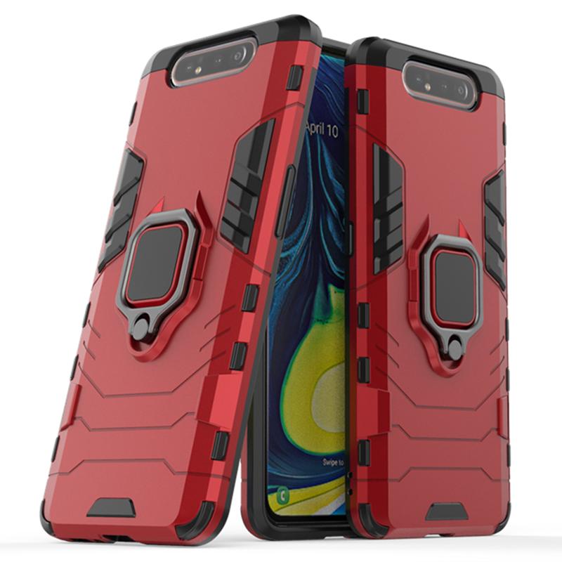 Armor Case For Samsung A80 Case Ring Stand Bumper Phone Back Cover For Samsung Galaxy A80 GalaxyA80 A 80 A805 SM-A805F A805F