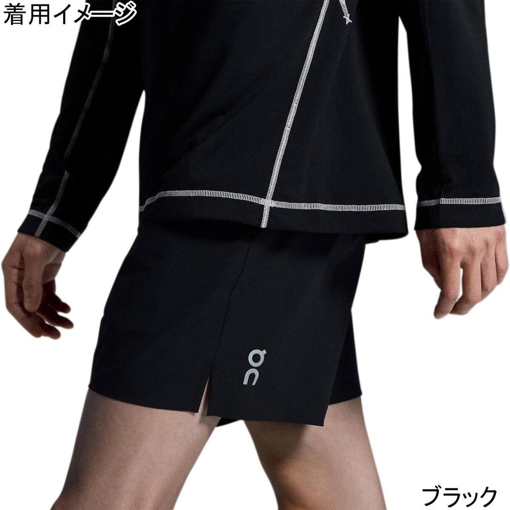 On Core Size S 5" Shorts, Black, Men's,