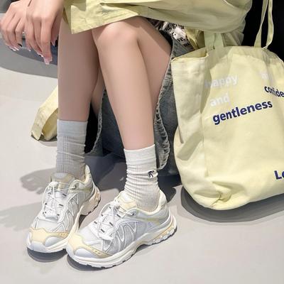 Кожаные повседневные спортивные туфли женские летние новые сетчатые дышащие легкие нескользящие кроссовки для альпинизма на открытом воздухе tide