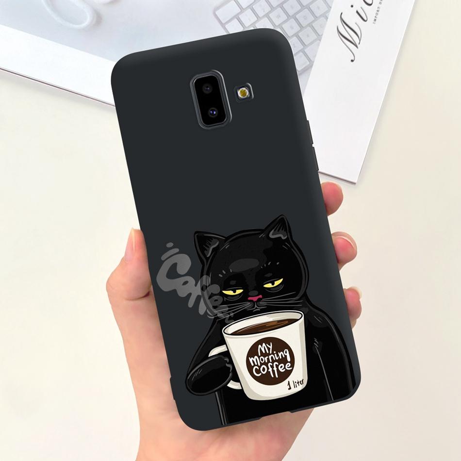 Чехол для Samsung Galaxy J6 Plus 2018 Samsung J6 (2018) J6+ J 6 J6Plus J610F J600G Милый Конфетный Цвет Мягкий Силиконовый Задний Чехол для Телефона