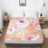 Multi-size 3D Printed Pattern Fitted Sheet Mattress Cover Elastic Fitted Sheet 3 Piece Set Home Textile Bedding