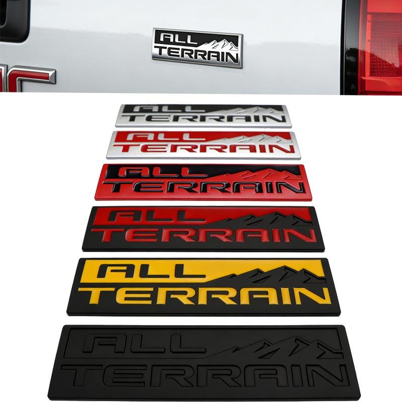 Car Metal Sticker All-Terrain Emblem Body Decor Decals For Chevrolet GMC SIERRA 2500 Silverado TrailBlazer Terrain Suburban la2