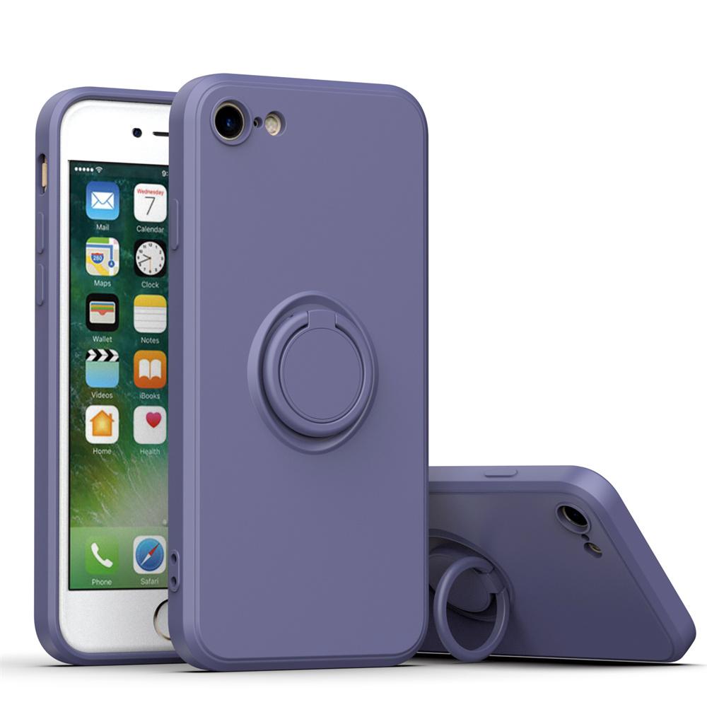 Роскошные Магнитные Чехлы из Жидкого Силикона Для Для Iphone 15 14 13 12 11 Pro Max XS XR 6 6s 7 8 Plus SE Мягкая Крышка С Держателем-Кольцом