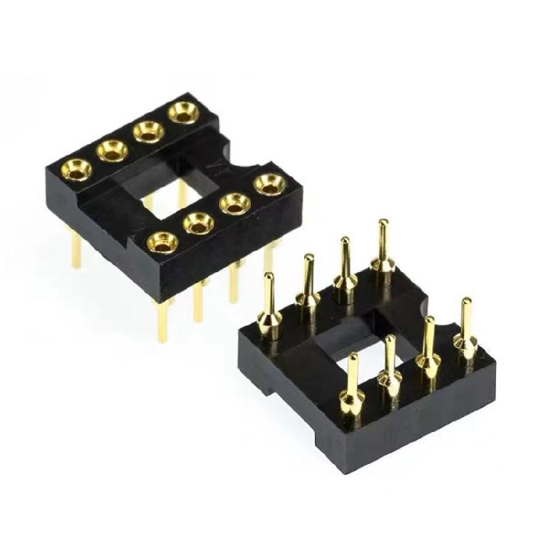 10 шт. Жаропрочный пластиковый DIP8 IC-сокет, тестовая база для IC, с прочной конструкцией для долгосрочной операционной стабильности