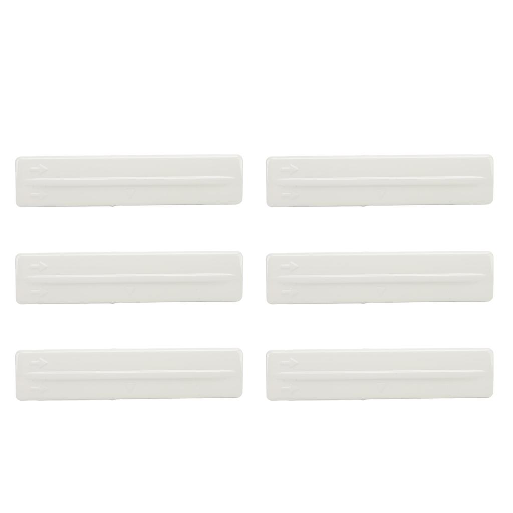 6 шт. Съемная крышка багажника на крышу Высокопрочный АБС-пластик Молдинг водосточного желоба крыши Набор зажимов для Fj Cruiser 2007-2014 Белый OE: