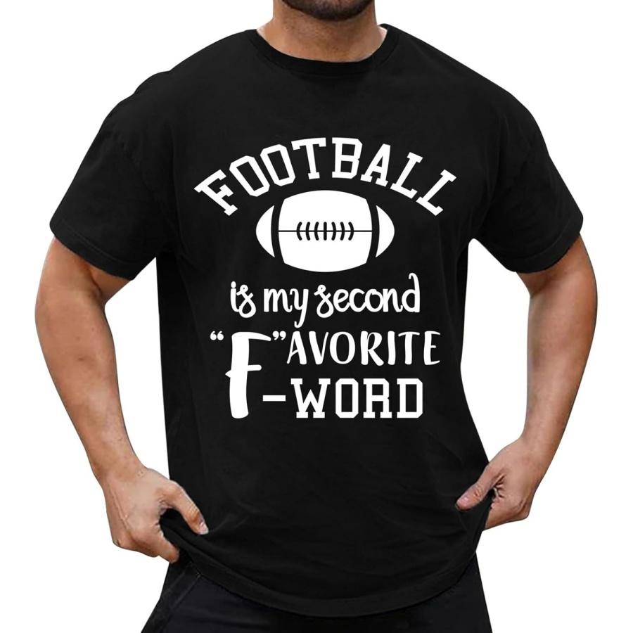 Alalaso Game Day Men's Shirt Football T Shirts Novelty Graphic Tee Tops Funny Sunday Casual Short Sleeve Sports Tshirt