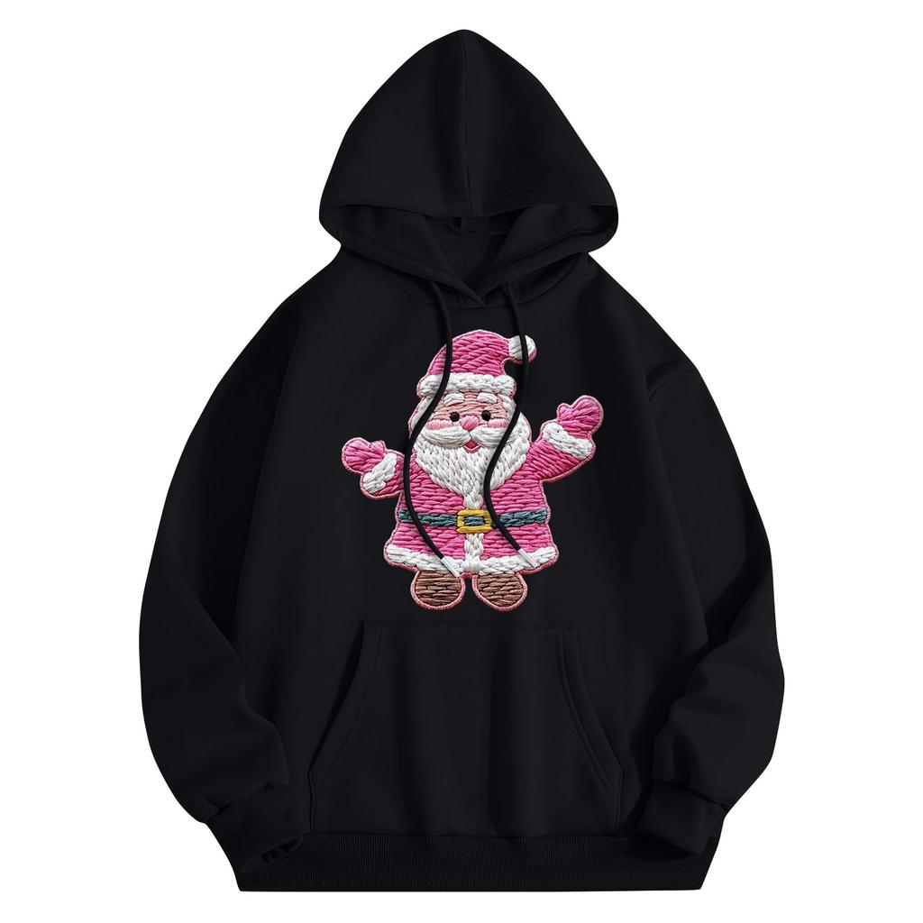 Женская повседневная толстовка с капюшоном и круглым вырезом, длинными рукавами и принтом