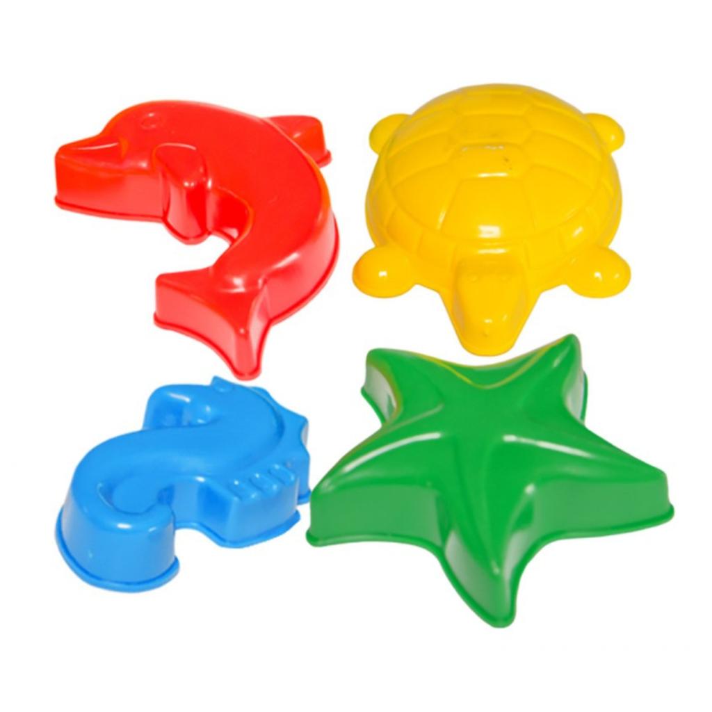 Sand Molders Marine Animals Beach Sandbox Set Of 4 Molders 4845