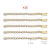 20pcs 10pcs 6cm Stainless Steel Extension Chain Extended Connector Tail Chain for Bracelet Necklace DIY Jewelry Making Findings