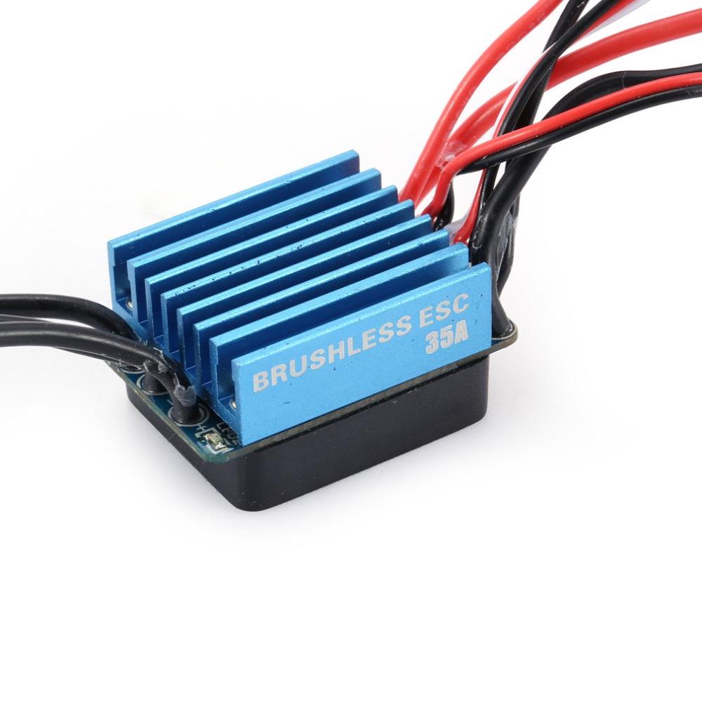 Бессенсорный бесколлекторный двигатель RC 2845 3930KV с бесколлекторным регулятором скорости 35A