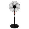 Compact Electric Floor Fan, Quiet Vertical Air Circulator, Removable & Washable for Home or Dorm Use
