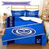 Pompey logo Bedding Quilt Set Quilt Cover Pillowcase Home Decoration Birthday Gift (1 * duvet cover + 2 * pillowcase, without core)