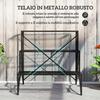 Three-Tier Decorative Metal Plant Stand - Black