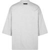 Fear of God Essentials Тяжелая джерси Футбольная футболка Светло-серо-зеленый Мужские Топы 125SP244106F