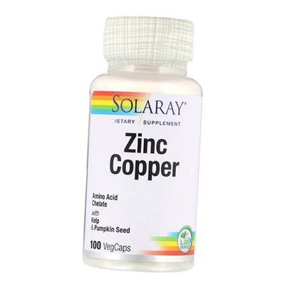 Цинк Медь, Zinc Copper, 100вегкапс (36411024)