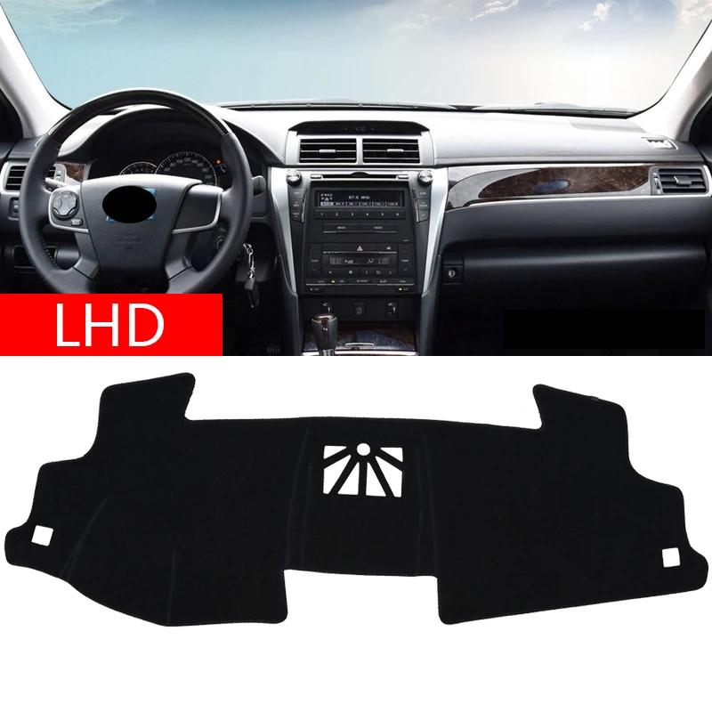 Для Toyota Camry 50 XV50 2012~2017 Комплект чехлов на центральную консоль и приборную панель автомобиля Коврик-шторка от солнца Анти-УФ накладка Солнцезащитный коврик Аксессуары