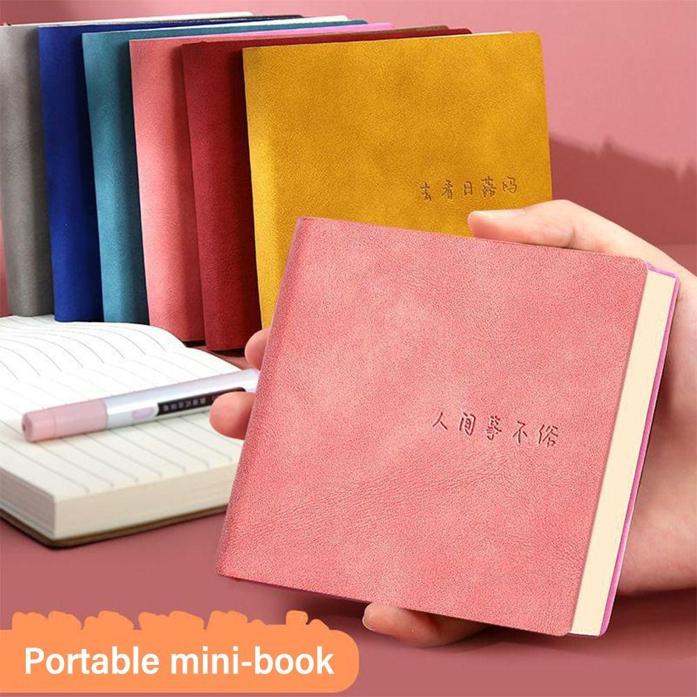 Mini Pocket Notepad Grid Page Agenda Book High Quality Diary Weekly Planner Students