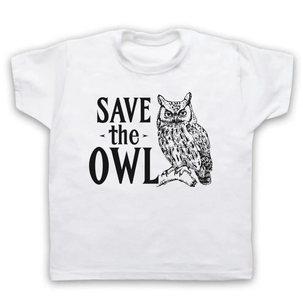 Save The Owl Tierrechte Protest Spruch Niedlicher Vogel Kinder T Shirt Vintage Comfortable Stylish Designer Clothes