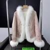 New Chinese Style Fur Fox Fur Jacket Goose Down Jacket Retro Fashion Women's Short Lady Jacket