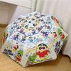 Xiaoxin Xiaobai's New Umbrella, Dual-Purpose for Rain and Sun, Cute Cartoon Sunshade Umbrella, Sun Protection Umbrella for Women, Automatic Folding