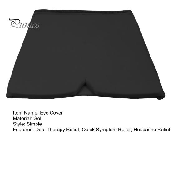 Шапочка от мигрени для снятия головной боли, гелевая шапочка для глаз, многоразовая шапочка от головной боли, черная шапочка от мигрени для снятия дискомфорта при опухших глазах