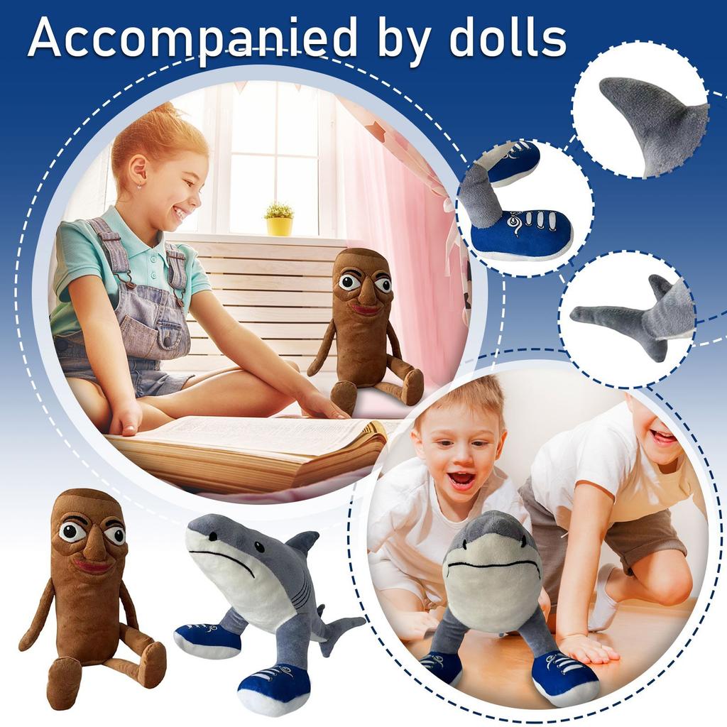 Cute Plush Doll Toy Gift Cartoon  Children's Rag Doll Doll