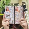 Silicone Anti-dust Phone Case For HTC Desire 20 Plus/D20+ Cute Protective Wrist Strap Ring Back Cover Shockproof Lanyard